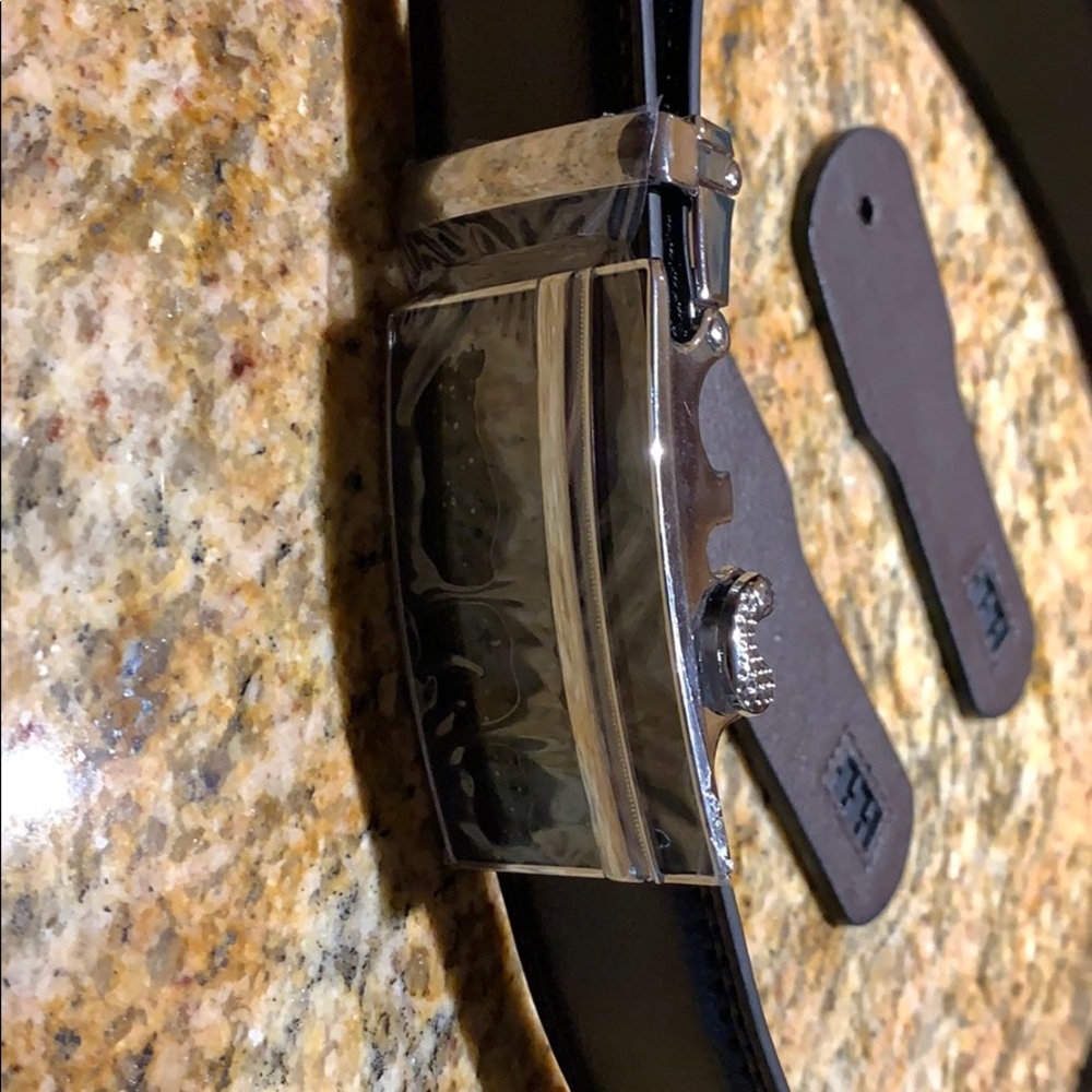 Men dress slide belt